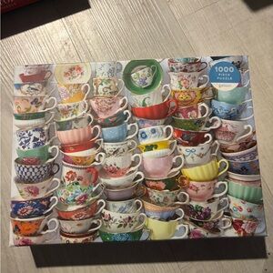 Galison Teacup Puzzle 1000 Pieces